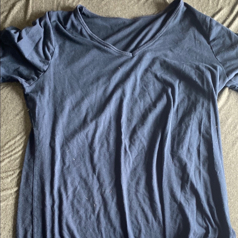 Classic Navy Blue Women's Top